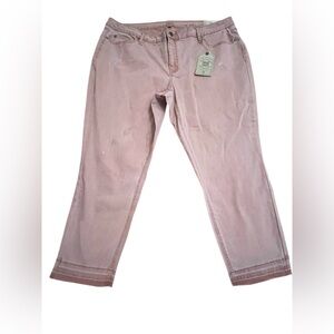True Craft Pink Straight Leg Jeans